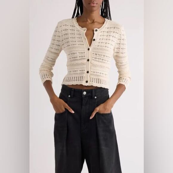 Isabel Marant Ajaline Cardigan in Ecru 38/6 - Picture 3 of 10